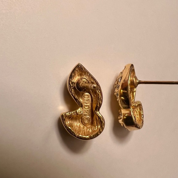 Christian Dior Herringbone Chain Rhinestone-embellished Necklace & Earrings - Picture 12 of 15